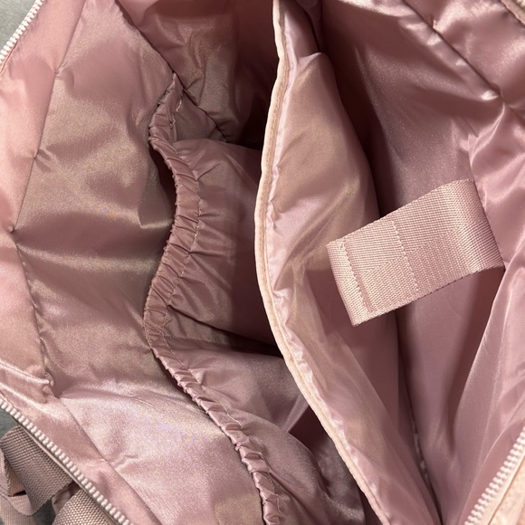 Beis The Sport Carryall Atlas Pink Gym Travel Laptop Tote Multi Pocket Bag - Picture 9 of 14